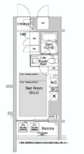 BPRレジデンス渋谷 403 間取り図