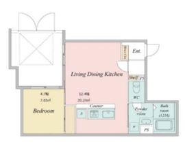 LiveFlat学芸大学 (ライブフラット学芸大学) 202 間取り図