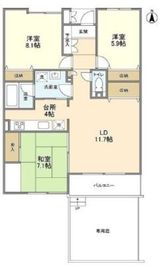武蔵野パークヒルズ 1階 間取り図