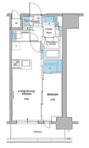 ルフォンプログレ秋葉原マークス 303 間取り図