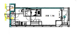 レジディア新御徒町2 901 間取り図