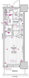 グランド・ガーラ横浜新子安 8階 間取り図
