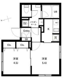 コンポジット大森 102 間取り図