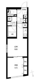 コンポジット大森 401 間取り図