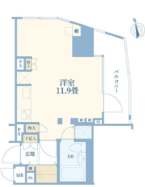 イトーピア大森山王アルヴェ 1階 間取り図