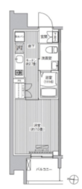 セントラーレ新城 1001 間取り図