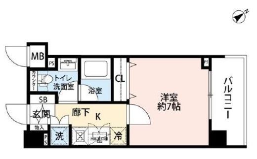 フェニシア学芸大学 4階 間取り図