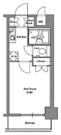 レジディア門前仲町 302 間取り図