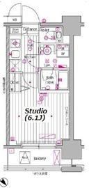 ガーラ・プレシャス川崎 11階 間取り図