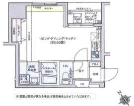 ロアール茅場町 6階 間取り図