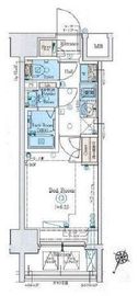 GENOVIA阪東橋Ⅱskygarden (ジェノヴィア阪東橋2スカイガーデン) 4階 間取り図