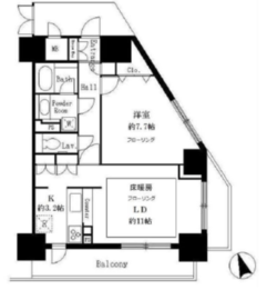 サンクレール荒川ブランガーデン 905 間取り図
