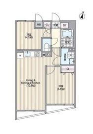 エルファーロ南麻布 302 間取り図