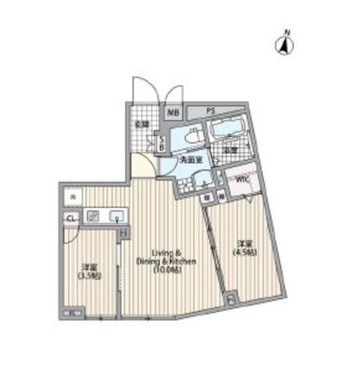 エルファーロ南麻布 301 間取り図
