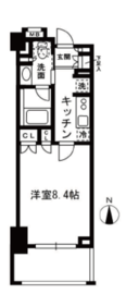 レジディア中落合 B211 間取り図
