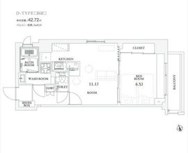 La Douceur富ヶ谷 (ラドゥセール富ヶ谷) 204 間取り図