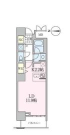 ロイヤルパークスタワー南千住 805 間取り図