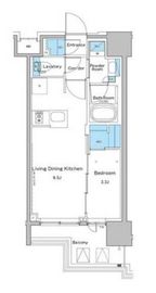 ルフォンプログレ門前仲町プレミア 1103 間取り図
