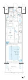 ZOOM新宿御苑前 1002 間取り図