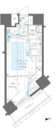 ZOOM新宿御苑前 1005 間取り図