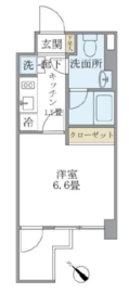 KDXレジデンス門前仲町 503 間取り図