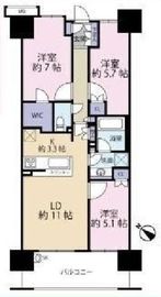 スターコート豊洲 14階 間取り図