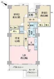 シーリアお台場 3-5-309 間取り図