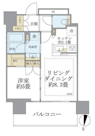 シティタワーズ板橋大山サウスタワー 810 間取り図