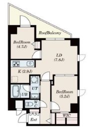 S-RESIDENCE大森bresa (エスレジデンス大森ブレサ) 801 間取り図