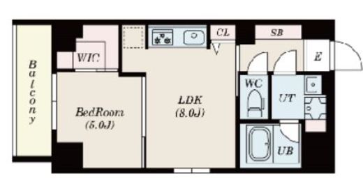 S-RESIDENCE押上epure (エスレジデンス押上エピュレ) 503 間取り図