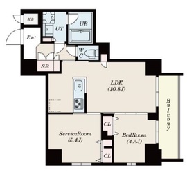 S-RESIDENCE押上epure (エスレジデンス押上エピュレ) 902 間取り図