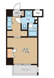 レジディア新横浜 308 間取り図