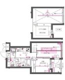 ZOOM西早稲田 2階 間取り図