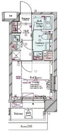 コンシェリアR 横濱桜木町 5階 間取り図