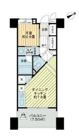 ライオンズシティ恵比寿 8階 間取り図