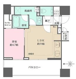 ザ・パークハウス大森タワー 2階 間取り図