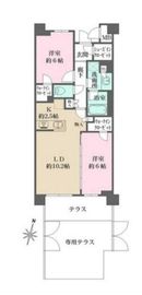 ParkGrace荻窪 107 間取り図