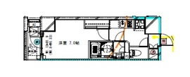 レジディア新御徒町2 809 間取り図