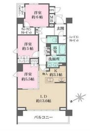 ParkGrace荻窪 301 間取り図
