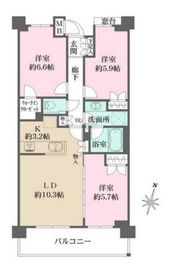 ParkGrace荻窪 210 間取り図