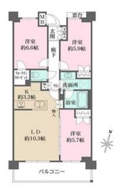 ParkGrace荻窪 212 間取り図