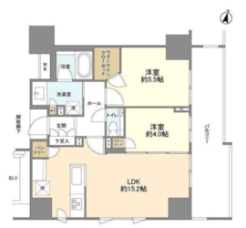 ブランズ代々木 6階 間取り図