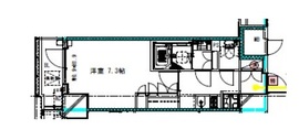 レジディア新御徒町2 813 間取り図