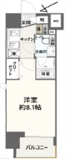 アイルヴァーチェ川崎 2階 間取り図