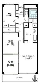 ジュネス 3階 間取り図