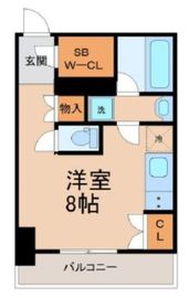 プラウドタワー平井 7階 間取り図