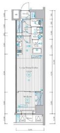 ミライズ北千住レジデンス 403 間取り図
