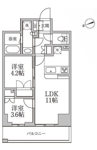 レジディア新御徒町2 614 間取り図