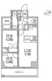 レジディア新御徒町2 614 間取り図