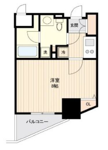 ドゥーエ幡ヶ谷 401 間取り図
